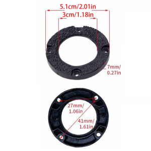 Aluminum Panel Decoration Circlet for 1in And 1.25inch Speakers DIY Sound Enthusiasts Upgraded Component