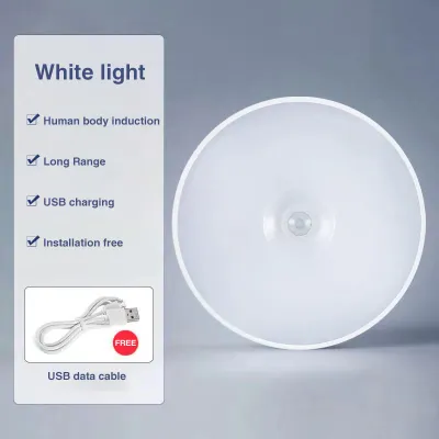 【Buy 1 Take 1】LED Closet Lights Motion Sensor Puck Light Rechargeable Motion Sensor Light Wireless Stair Lights LED Puck Night Light
