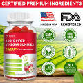 Apple Cider Vinegar Gummies for Weight Management & Gut Health – Natural Detox, Sugar-Free (60 Gummies) – Supports Immunity & Energy. 