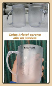 GELAS KRISTAL CORONA 400 ML SUNRISE