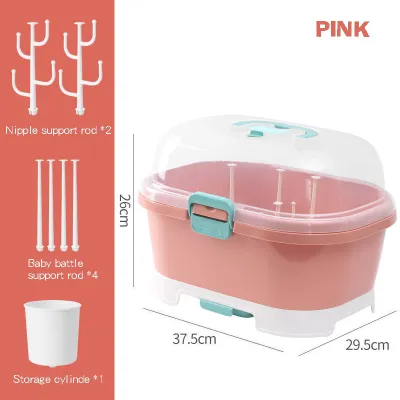 Baby Bottle Storage Box Bottle Sterilizer For Baby Bottle Drying Rack Baby Bottle Organizer