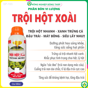 VoiThaiChem TRỘI HỘT Xoài – Đậu trái Mát bông Siêu lấy nhụy – Trội Hột Nhanh Xanh Trứng Cá (Chai 500ml)