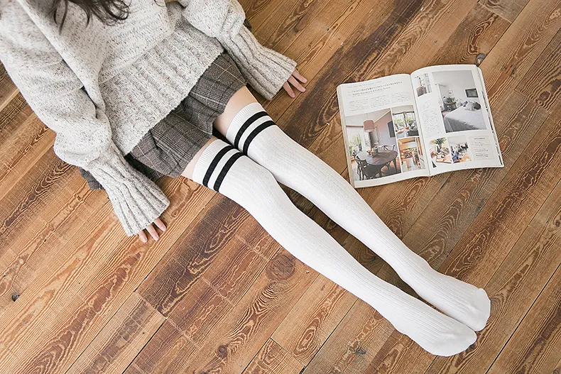 Cute socks, Fun, Quality Korean Socks, Wide Stripes No Show Socks –  GotYourToes