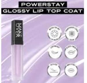 [ Dubai Fashion Week ] MAKE OVER Powerstay Glossy Lip Top Coat 6.2 g - Lip Gloss Lembab Shiny DFW Nadya Hutagalung Pony Mira Agile