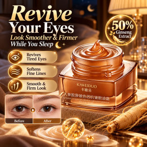 Ginseng Collagen Anti-Wrinkle Eye Cream Brightening Eye Treatment Pro-Xylane Hydration Fine Line Care Soft Smooth Eye Skin