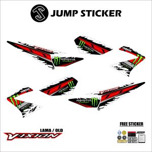 Stiker striping vixion old - lama grafis variasi 028