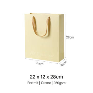 Lazada Packman Colour Rope Paper Bags - Assorted Sizes for Childrens Day Wedding Mooncake Lantern Festival and Food Gifts.