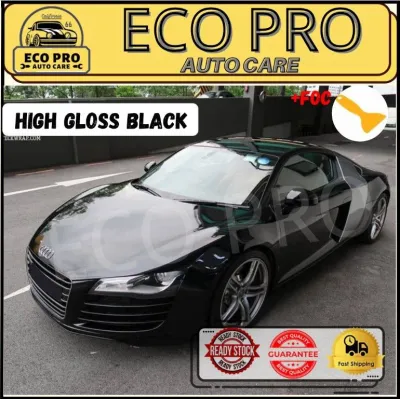 PREMIUM HIGH GLOSS BLACK VINLY STIKER 152CM-CUSTOM SIZE for Motor/Car and any partial.