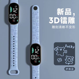 Line Puppy Smart Multi-Function Sports Pedometer Alarm Clock for Men and Women Couples Compatible with Mi Band Android Phone