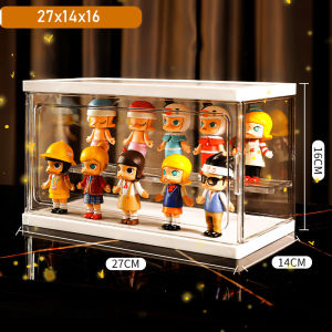 YEYA hộp nhựa mini Giá trưng bày lưu trữ giá làm bằng tay tủ trưng bày trong suốt hộp trưng bày acrylic