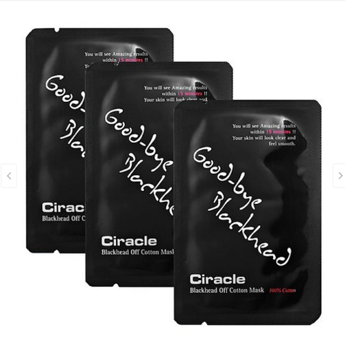 Set 3 Miếng Dán Lột Mụn Đầu Đen Goodbye BlackHead Ciracle