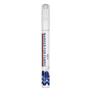 PL STA Permanent Fabric Pen 2mm Line Wide Quick Dry Water Resistant White Fabric Marker