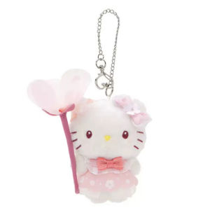 xb Sanrio Kuromi Cute My Cinnamoroll Pompom Purin Hello Kitty plush pendant gift for girlfriend keychain bx