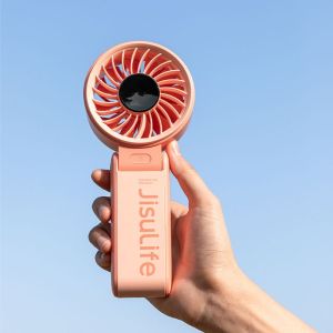 Jisulife Life 7 พัดลมขนาดเล็ก แบบพกพา 3600/5000mAh พัดลม USB พับได้ พร้อม 5 เกียร์ ลมแรง เงียบ และส่วนตัว