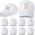 Embroidery label Baseball Cap for Women Men White Cotton Hats Outdoor Fashion Cool Vintage Top Hat Peaked Caps. 