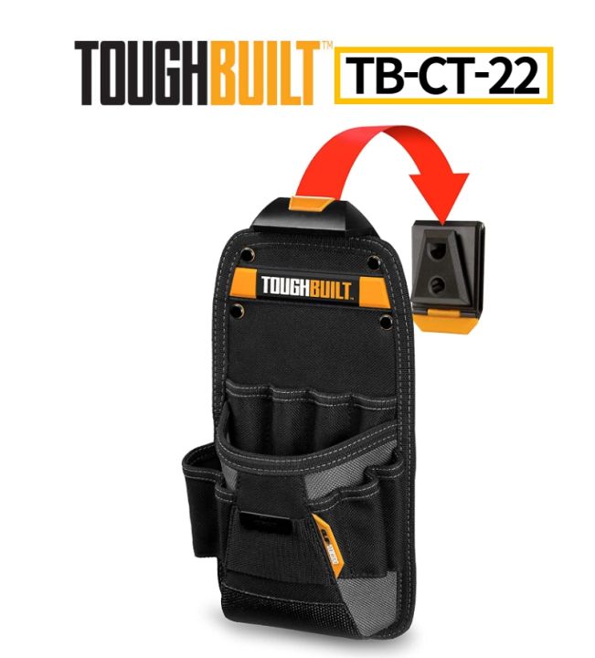 ToughBuilt Tool Belt TB-CT-22 Technician Pouch - ClipTech Compatible ...