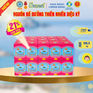💥 NEW [ Combo 30 lọ] Nước Yến sào Khánh Hòa Sanest 21% - Collagen
