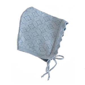 Mũ bé gái một màu bằng Cotton Mũ trẻ em & mũ cho 0-24 tháng trẻ sơ sinh mũ dệt kim với ruffle hoa cạnh