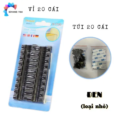 [VỈ 20/16 CÁI] Nẹp Cố Định Dây Điện Dây Cáp Dán Tường Móc Xoắn Cố Định Dây Điện Chống Rối - Giúp Đi Đường Dây Điện Gọn Gàng Chống Rối - SOHANEI FAM - Nút Giữ Dây Điện...