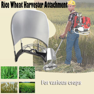 Rice Wheat Harvester Attachment for 2-stroke & 4-stroke Gasoline Grass Cutter / Brushcutter (TD40 GX35 EC04 CG411 NB411 etc.) Grass Cutter Paddy Collector Cutting