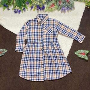 HILFASHION hem kids bbs/kemeja anak perempuan/dress anak-anak/dress kotak/kemeja/ cod