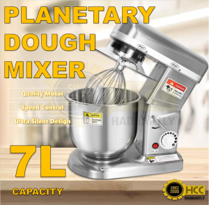 Planetary Mixer 7 Quarts 3 Attachments Commercial Use Cake Mixer Heavy Duty B7 with free CCTV