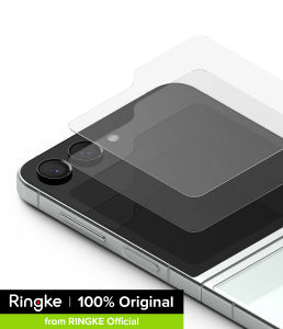 Ringke Bìa kính hiển thị Tương Thích Với Samsung Galaxy Z Lật 5 miếng bảo vệ màn hình [2 Gói] Cho Bên Ngoài Bìa Hiển Thị Miếng dán màn hình kính cường lực miếng bảo vệ màn hình