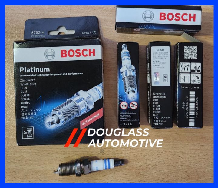 BOSCH PLATINUM SPARK PLUG FR8DPP30X Cross Ref BKR5E 11 BKR5EGP