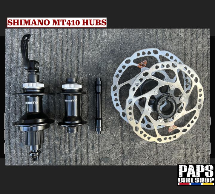 SHIMANO MT410 HUBS WITH ROTOR | Lazada PH