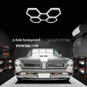 Honeycomb Hexagon Light led  6000K White DIY Easy Install for Car Beauty Station Workshop Garage