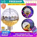 [FREESHIP MAX] Đèn LED Xoay 7 Màu HD Nhiều Hiệu Ứng Tia Chớp Nhấp Nháy Theo Tiếng Nhạc, Đổi Màu, An Toàn Khi Sử Dụng. Phối màu từ 3 bóng LED RGB. Chiếu sáng xa, tiết kiệm năng lượng. Tuổi thọ 8000 giờ. Chất liệu nhựa  - NTP_SHOP. 