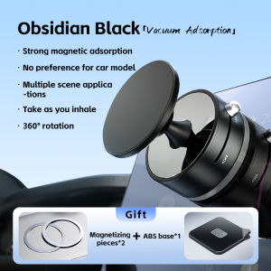 Zuzg Obsidian miếng gắn nam châm cho điện thoại với chân không hấp phụ & 360 ° rotation-Xe hơi phổ thông nhà sử dụng tại văn phòng tương thích với tất cả điện thoại bao gồm đế ABS & magnetizer