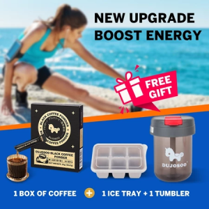 DUJOSOO Black Coffee Zero Add Sugar Free 150g Cold brew Coffee Arabica beans Instant Powder