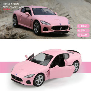 Diecast Mobil 1:36 Mainan Mobil Anak Mini Bahan Paduan Pink Maserati / Nissan GTR / Benz G63 / Beetle Miniatur Die-Cast Die Cast Model Mobil Car