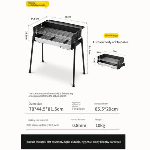 An LAN MALL【COD】grill outdoor courtyard bbq portable barbecue stovegrill Charcoal Stove household barbecue grill