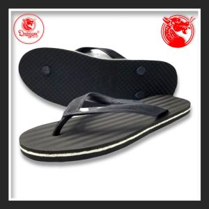 Dragon Multicolor mens non-slip and durable original rubber flipflops/slippers (4 colors)