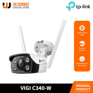 TP-Link VIGI C340-W 4MP Outdoor Full-Color Night Vision 2-Way Audio Wi-Fi Bullet Network IP Camera