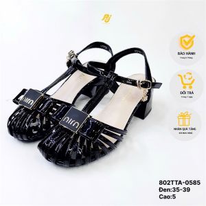 Sandal quai rọ đế vuông 5cm nữ tính nhẹ nhàng - PJ - (802tta) - Hàng chính hãng Jolie