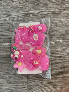 🎀 Set Dây Buộc Tóc Gấu Hoa Kẹo 🎁 – Phụ Kiện Tóc Bé Gái Cực Dễ Thương