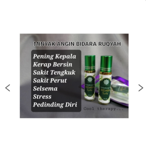 Minyak Bidara Ruqyah Syifa Original Aromatherapy Wind Oil with Natural Quality 10 Ml