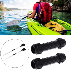 2Pcs Kayak Paddles Connector Replacement Paddle Oars Connector High Strength Firm Connections for Oars Replacement Parts