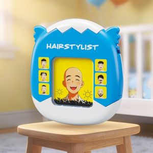 NOBLEE Bảng thiết kế kiểu tóc Bảng Đồ chơi tạo kiểu tóc tự làm Nhựa Bảng vẽ từ tính Quà tặng Bút cảm ứng kèm theo Trò chơi sáng tạo dành cho trẻ em