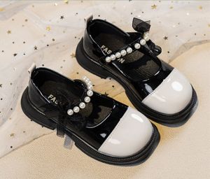 Giày Búp Bê Tiểu Thư Dáng Vintage Giày Bé Gái Phong Cách Hàn Quốc Xinh Xắn 5A