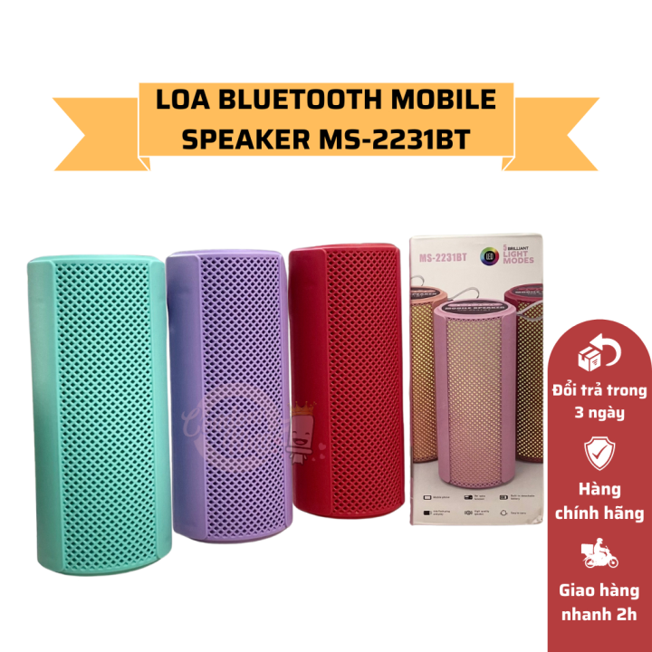 Ưu Đãi Lớn) Loa Di Động Bluetooth Mobile Speaker MS-2231BT Hàng