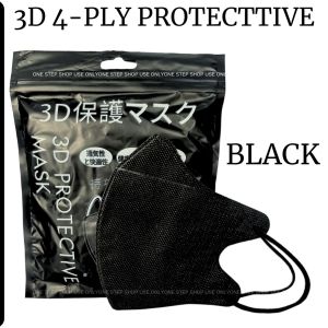 [10pcs per pack] Careion Duckbill Mask Black Mask White Mask 3D Earloop/Headloop Hijab Talinga Face Mask 4PLY V Mask