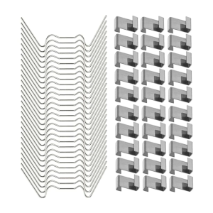 100 Pieces Heavy Duty Rust Resistant Greenhouse Fixing Fasteners Clips 1.2mm Thickness Ideal For Glass Panel Stability