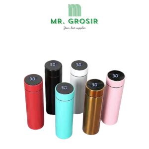 Intelligent Temperature Measuring Thermos Cup With LED Touch Display LED
