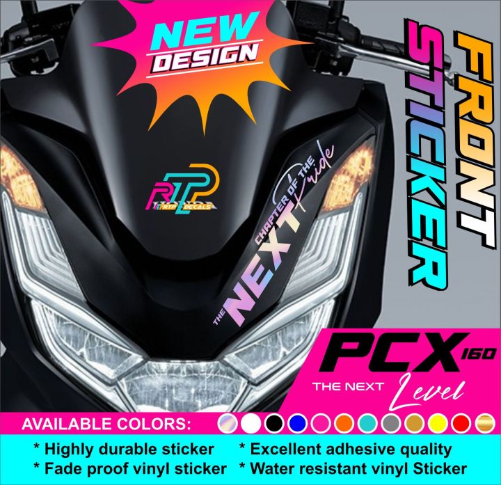 Honda Pcx 160 Front Cover Decals Sticker ( New Design ) | Lazada PH