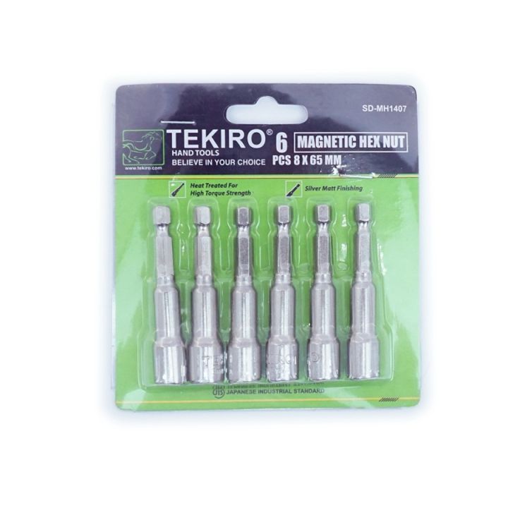 [PACK] Mata Bor Sok Roofing 8 x 65mm Magnet Set TEKIRO SD-MH1407 Baut ...