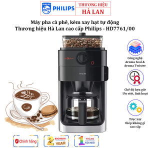 Máy pha cà phê tự động Philips HD7761/00 Thương hiệu Hà Lan Công suất 920W - Bảo Hành 2 Năm